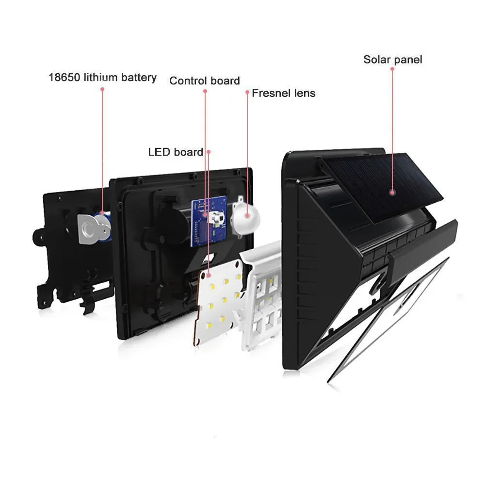 LED Solar Light 25/30 LEDs Wireless Motion Sensor Light Waterproof Solar Outdoor Lights Garden Decoration Spotlights Wall Lamp