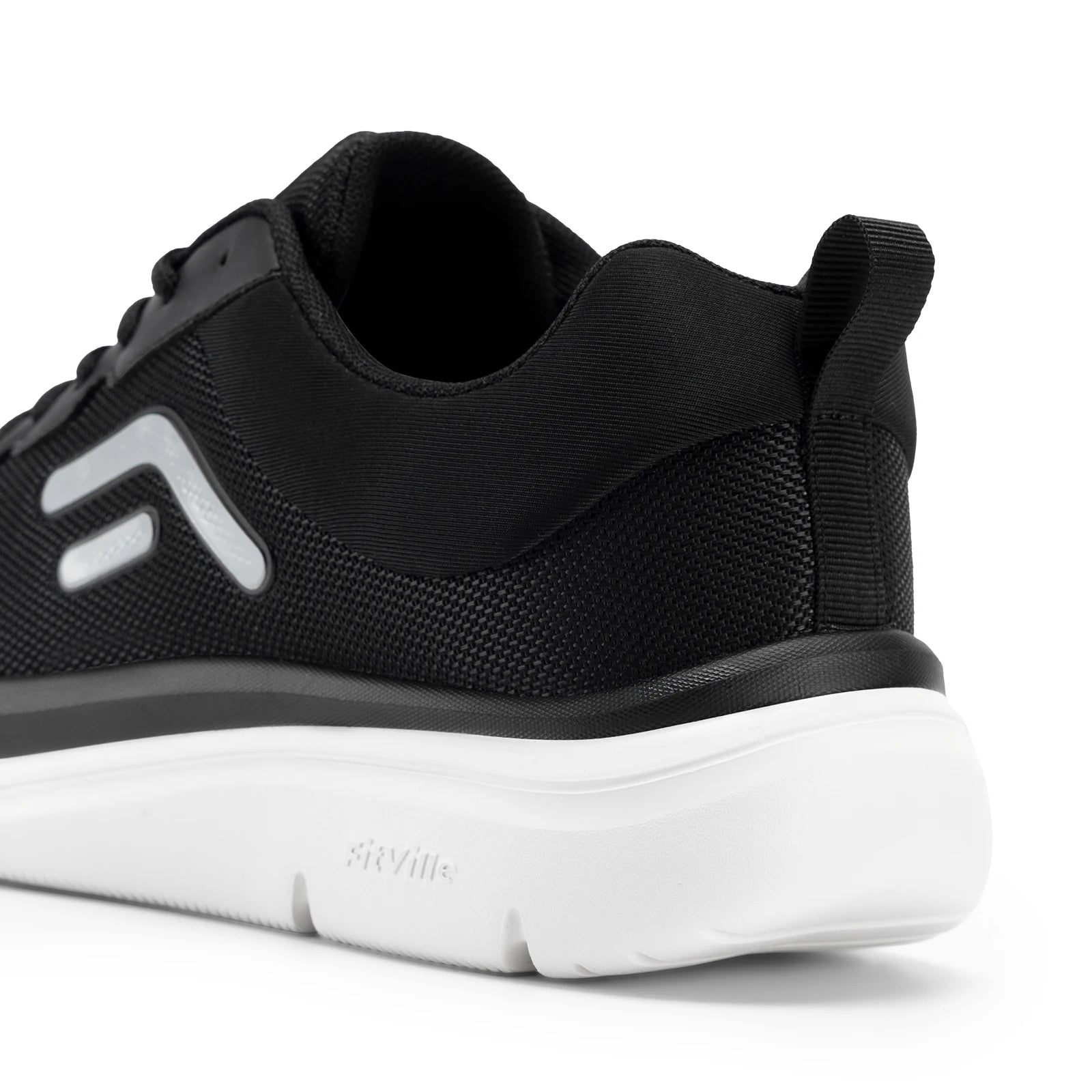 Men's Wide Width Thick Sole Walking Shoes - Lightweight And Breathable Sneakers For Plantar Fasciitis Pain Relieve