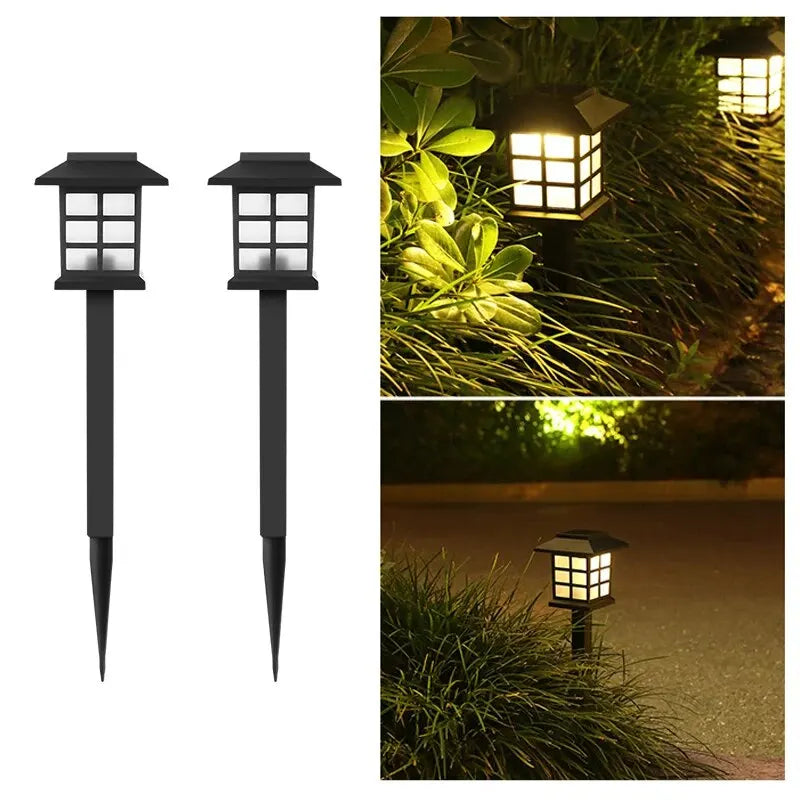 2-pack zonne-padverlichting, waterdichte buitenlamp op zonne-energie voor tuin, terras, looppad, oprit, kampeerdecoratie