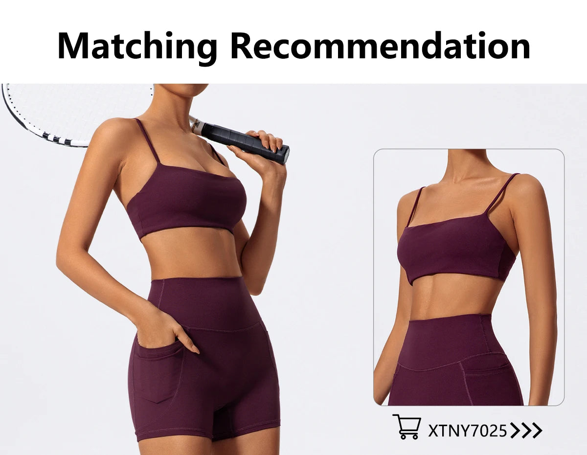 Pockets Workout Gym Legging Women Cycling Shorts Quick-Dry Yoga Clothes Breathable High Waist Sports Shorts Female