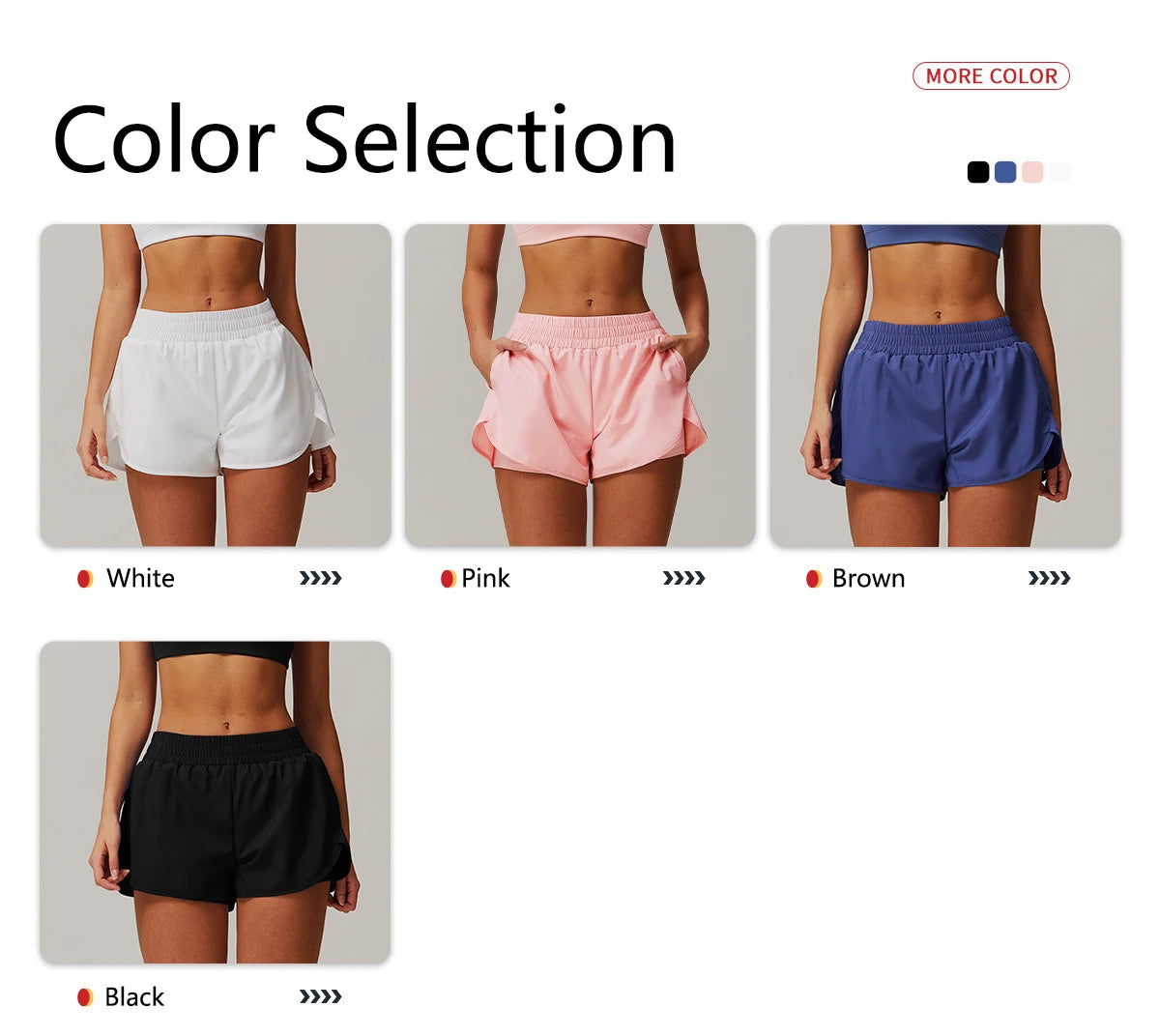 Running High Waist Sports Shorts Women Buttock Lift Gym Sweatpants Yoga Clothes Cycling Workout Shorts Women