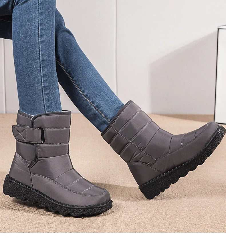 Boots Women Snow Casual Shoes Woman Waterproof Boots For Women Keep Warm Women's Boots Plush New Botas Mujer Winter Shoes