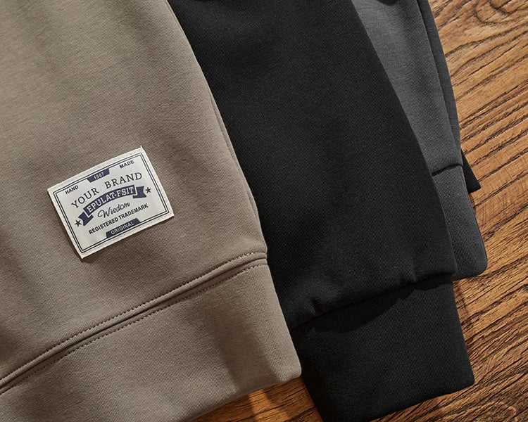 Herfst Nieuwe Amerikaanse Retro Tweekleurige Stiksels Hoodies Heren Gewassen O-hals Trui Gebreide Raglanmouwen Casual Sweatshirts