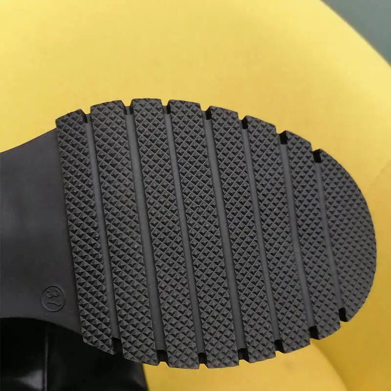 Women Black Matte Knee High Boots High Heeled Winter Warm Woman Fashion Snow  Motorcycle Boots