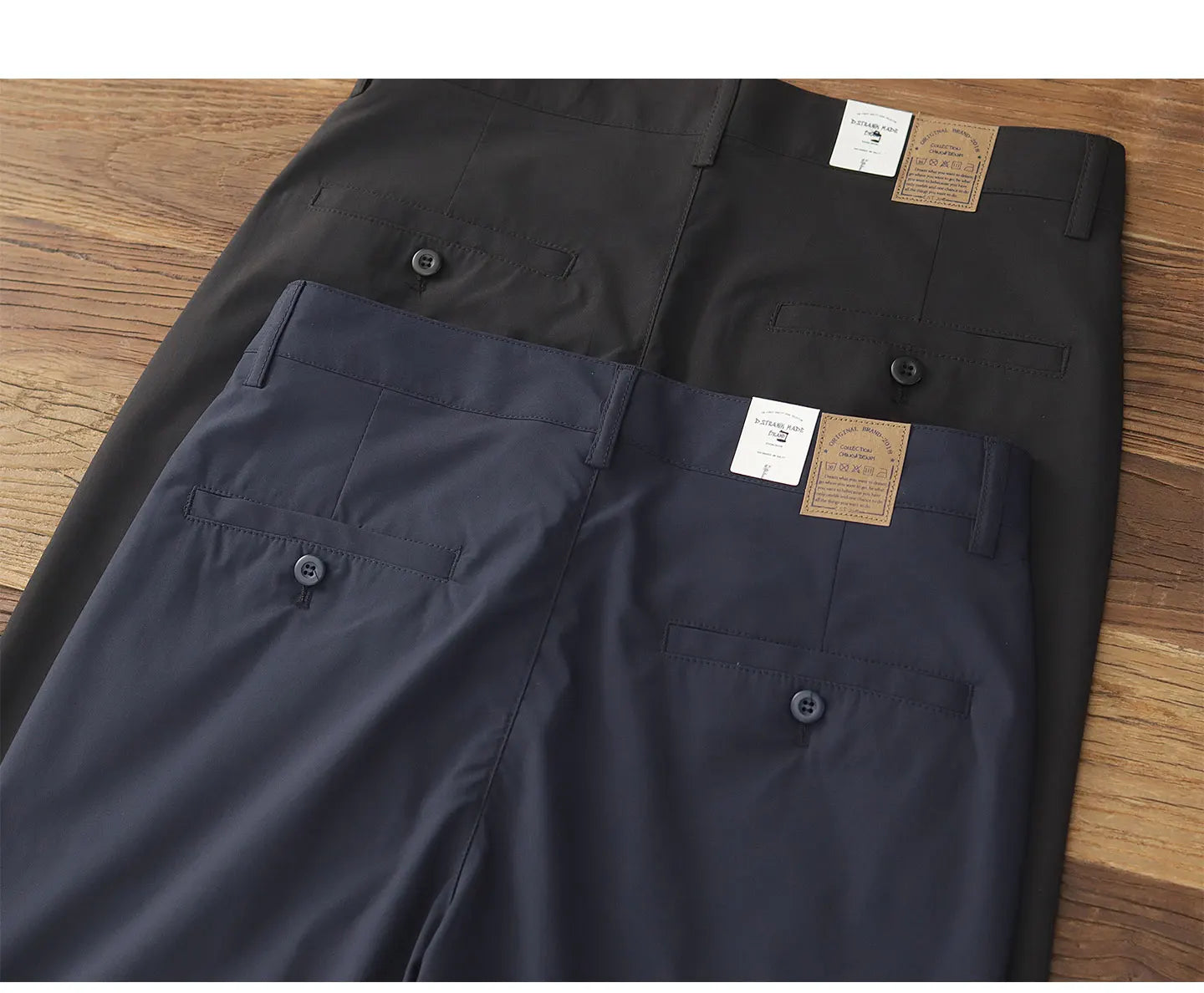 2025 Zomer Nieuwe Amerikaanse Retro Dunne Sneldrogende Chino Broek Voor Heren Eenvoudige Koele Casual Zakelijke Rechte Broek