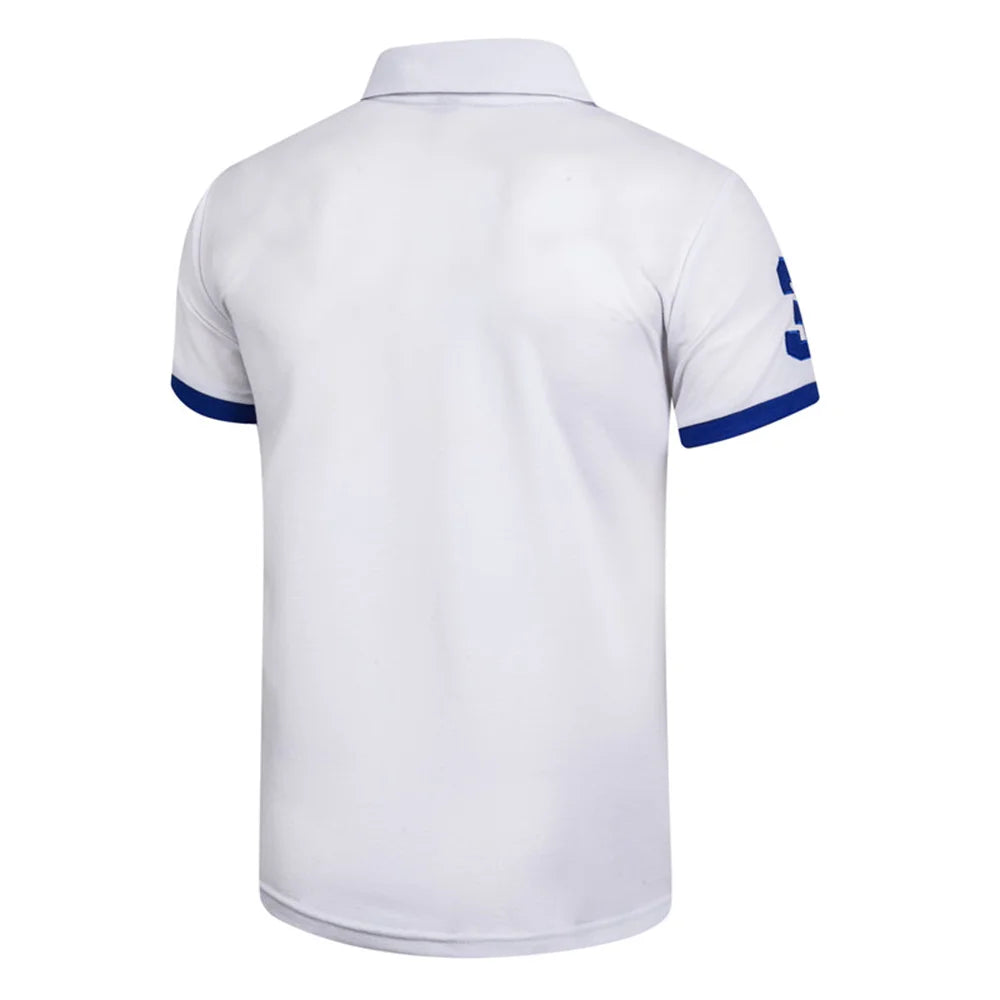 Men's 4 Pcs Embroidery Polo Shirt Casual Business Social Short Sleeve Summer Quality Slim Fit Shirts For Men