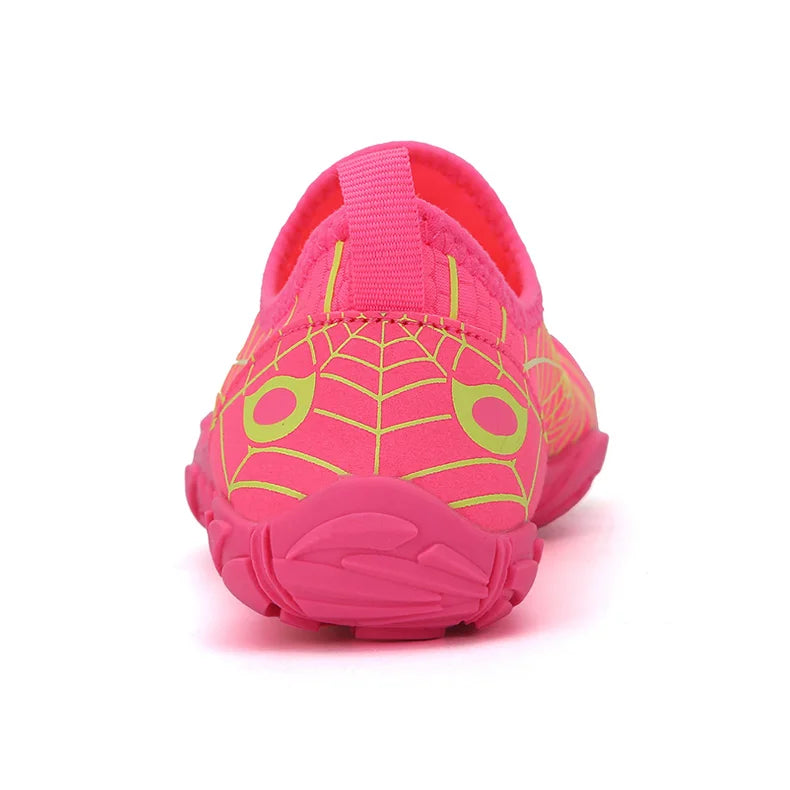 Kids Aqua Beach Water Shoes – Non-Slip Barefoot Swim Shoes for Children & Babies Summer Pool and Beach Footwear