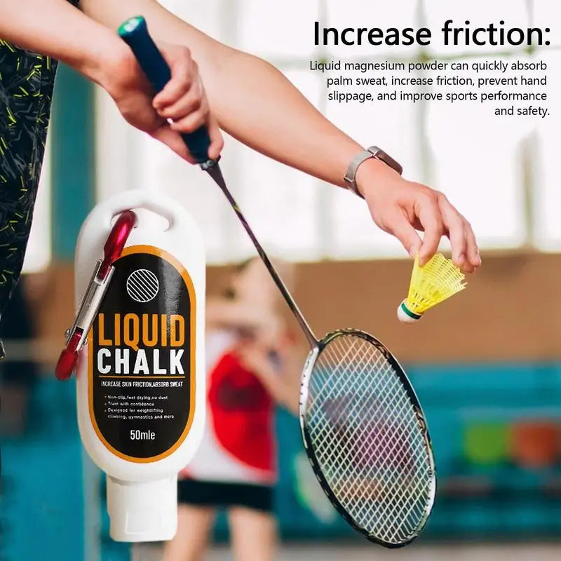 30/50/100ml Liquid Chalk Sports Magnesium Powder - Grip Anti Slip Lifting Cream For Weightlifting, Climbing & Gym Sport