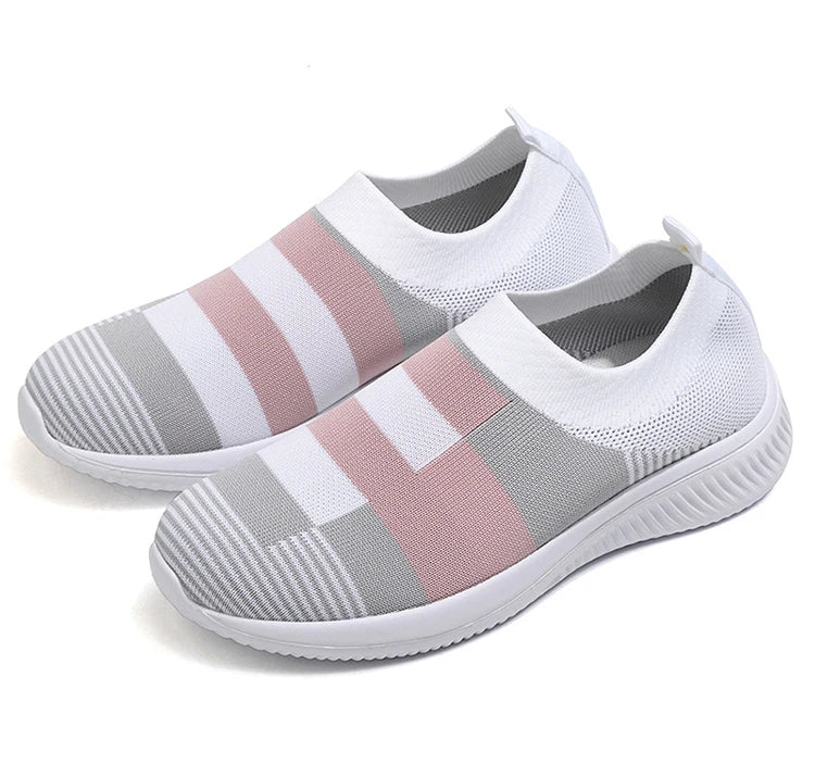 Fashion Women Sneakers Flat Shoes Woman Vulcanized Sneaker Women Slip On Sock Shoes Plus Size Women's Sneaker Zapatos De Mujer