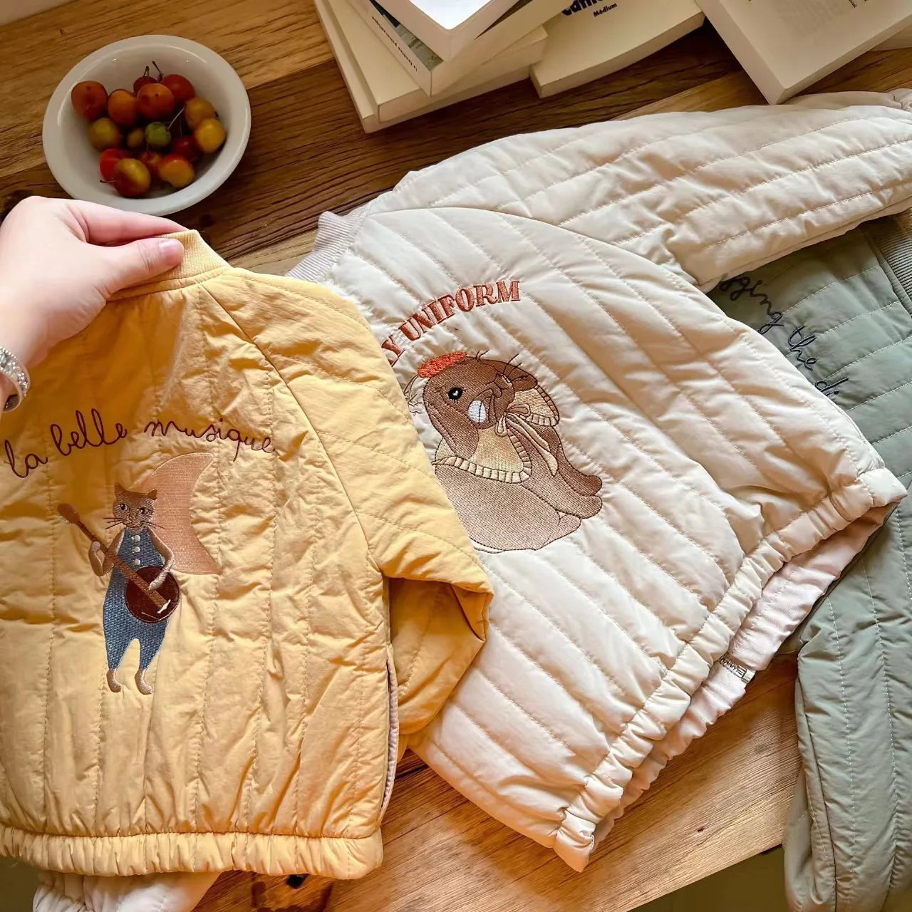 2025 Winter Nieuwe Baby Dikke Warme Jas Kinderen Katoenen Gewatteerde Jas Baby Meisje Cartoon Honkbaluniform Kinderen Jongens Gewatteerde Jas 1-3Y