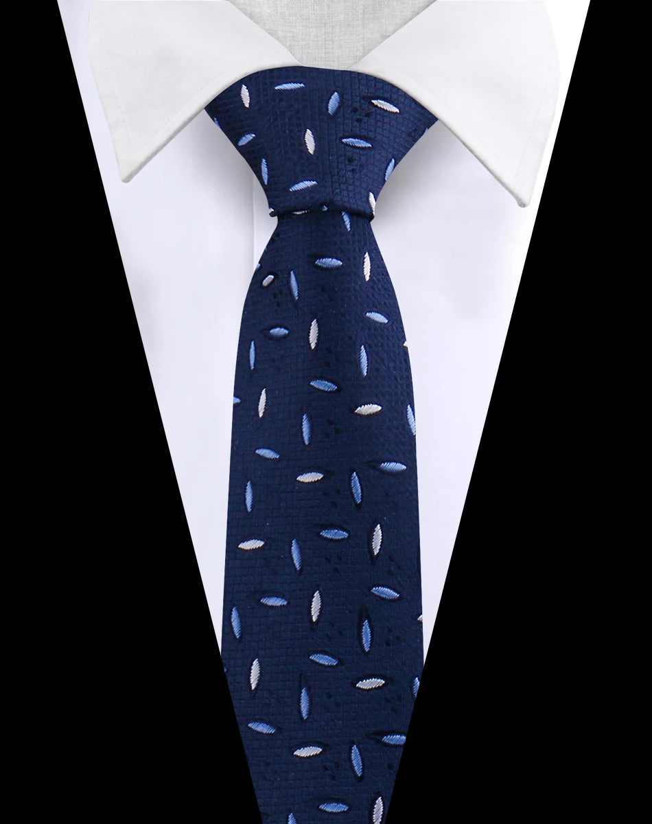 Men's Luxury Paisley Necktie Floral Wedding Style Business Tie Polyester 146x7.5cm Gift for Adult Male Occasions