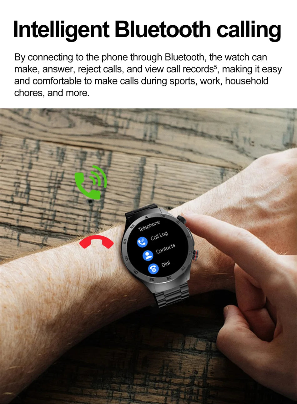 2025 New Smart Watch ECG+PPG Laser Treatment Blood Lipid Heart Rate Blood Pressure Health Sport Smartwatch For Men - Compatible with Huawei & Xiaomi IOS