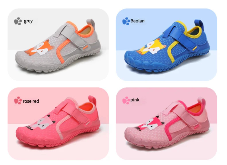 Kinderen brede neus strandschoenen lichtgewicht ademend antislip rubberen zool met duurzame constructie voor langdurig gebruik