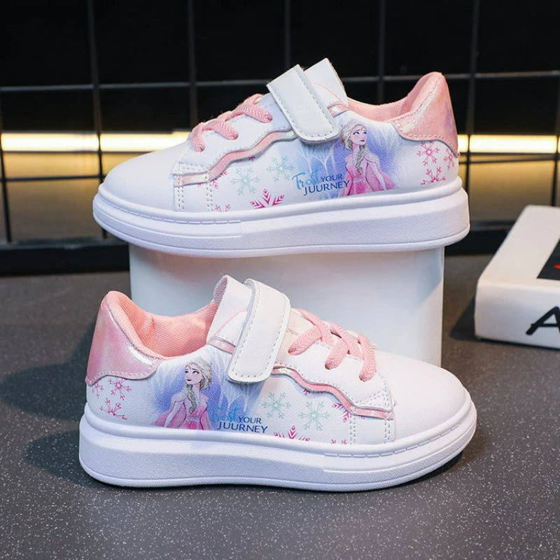 Summer Casual Children's Sports Shoes Cartoon Princess Girls' Trainers Sneakers For Kids Size 26-37