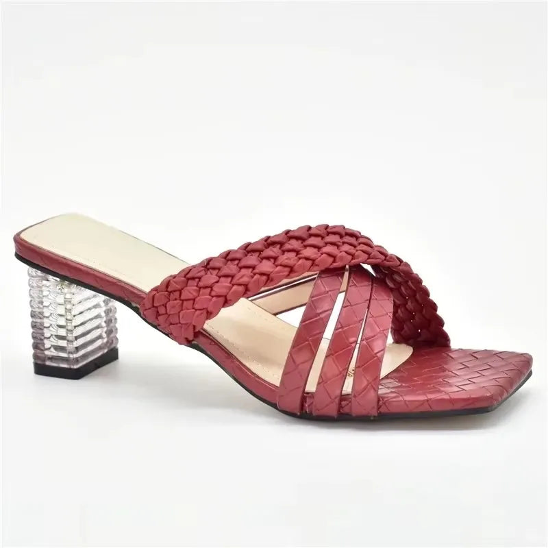 Ladies Shoes and Sandals Plus Size Women Shoes 43 High Heels Sexy Elegant Slip on Closed Toe Heels Women Party Pumps