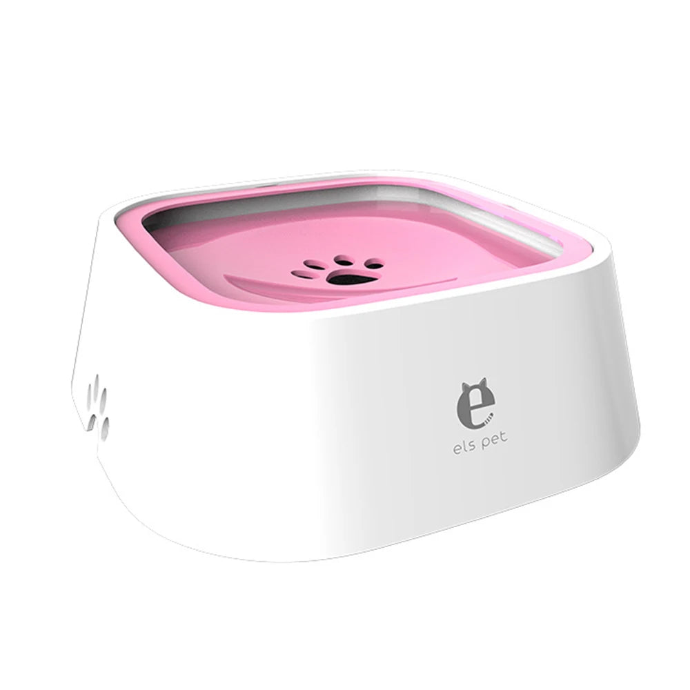 1,5L Hondendrinkwaterbak van ABS-kunststof, drijvende kom, kattenbak zonder morsen, drinkwaterdispenser voor honden