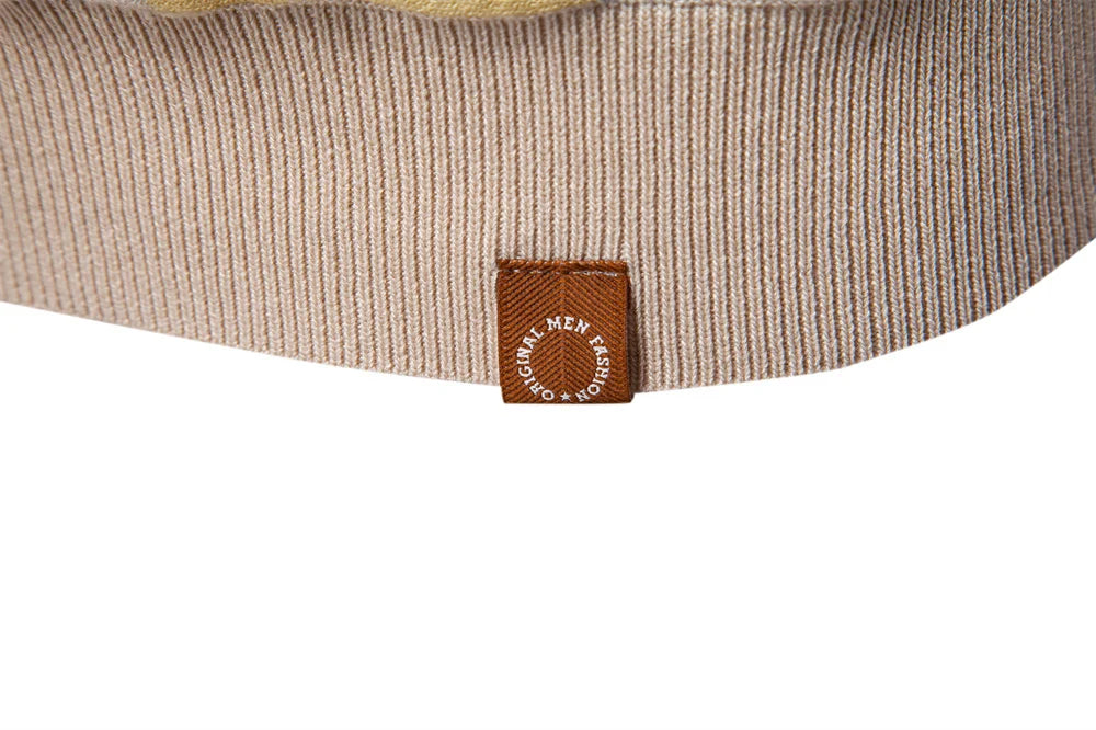 2025 Men's Breathable Striped Contrast Panel Polo Shirt - Lightweight Summer Casual Knit Top with Mesh Inserts
