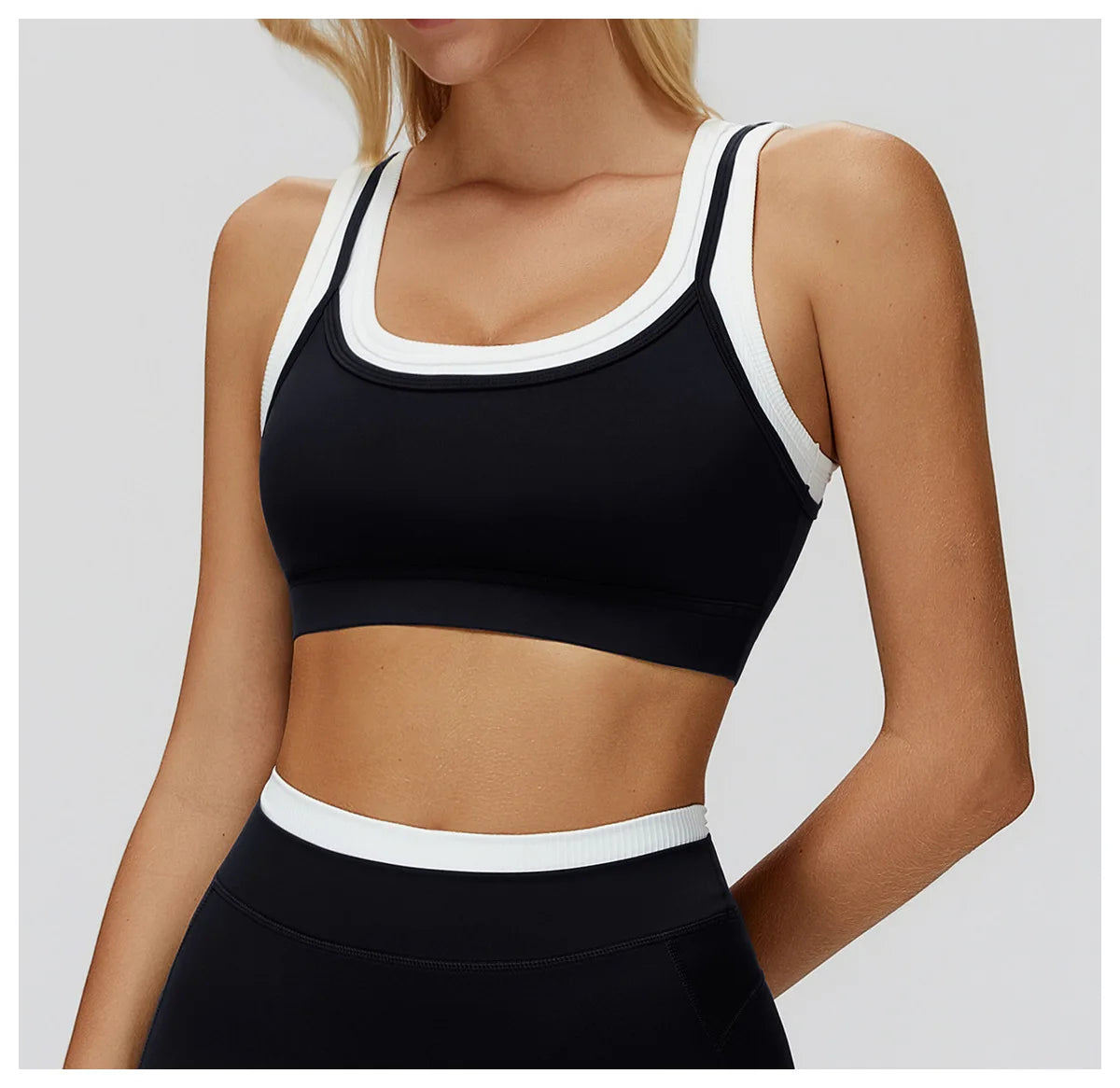 Women’s High Impact Sports Bra – Breathable Push Up Yoga Bra for Gym, Running & Fitness Workout Activewear
