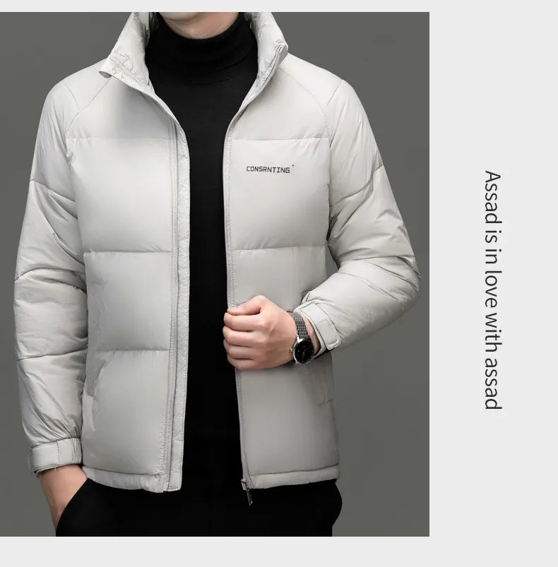 Men's Top Grade Designer Brand Parka Jacket, Casual Fashion Hooded Cropped Windbreaker, and Quilted Puffer Male Coats
