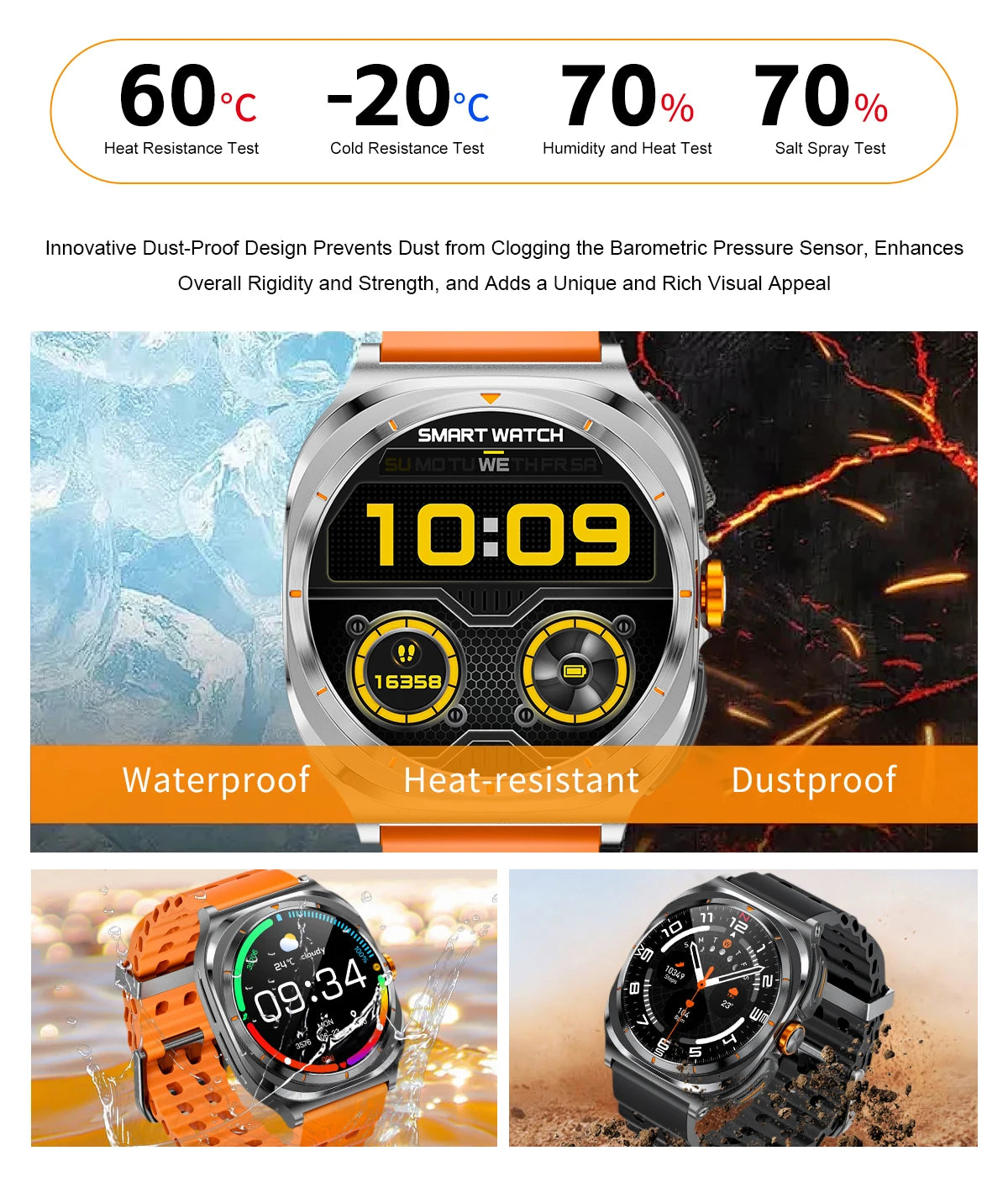 2025 Outdoor Sports Smart Watch AMOLED Screen Heart Rate Waterproof Call TWS Headset Smartwatch For Men - Compatible with HUAWEI & Samsung Galaxy IOS