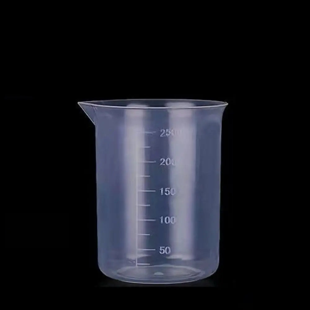Plastic Transparent Measuring Cup for Kitchen Chemical Laboratory Test Stackable Graduated Cylinder Beaker Mixing Cups