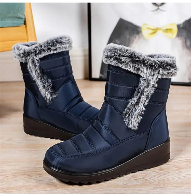 Boots Woman Snow New Women Shoes Platform Shoes Women Fashion Mid Women's High Boots 2025 Trend Botas Mujer Winter Shoes Boots