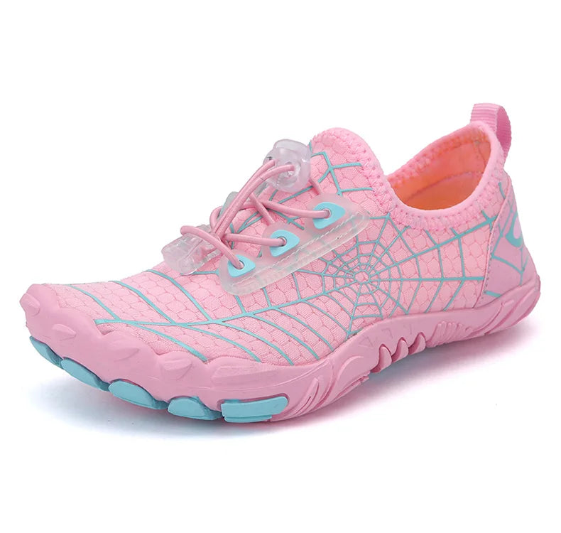 Kids Aqua Beach Water Shoes – Non-Slip Barefoot Swim Shoes for Children & Babies Summer Pool and Beach Footwear