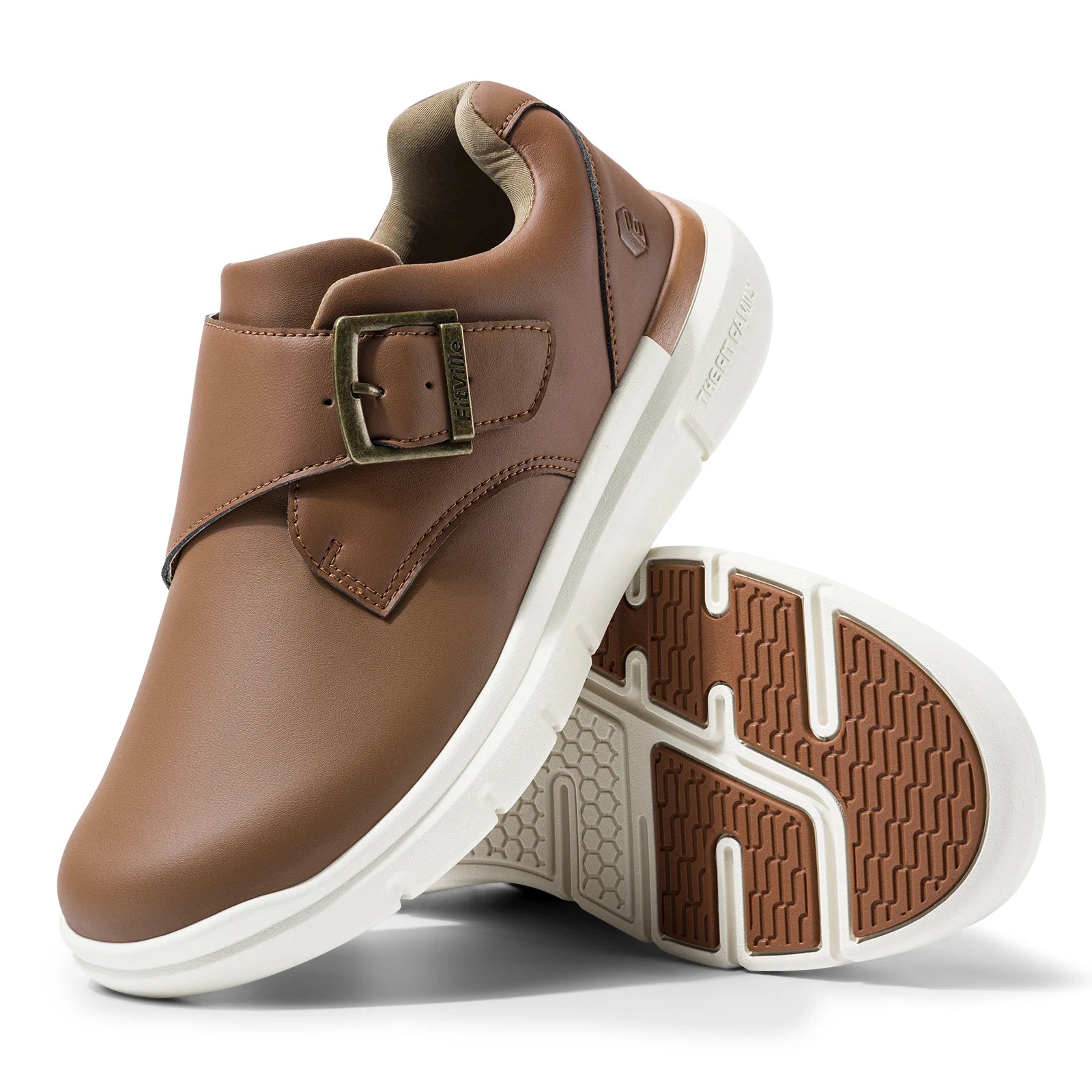 Men's Leather Shoes Wide Shoes for Swollen Feet Men's Diabetic Walking Shoes for Outdoor Business Walking Shoe