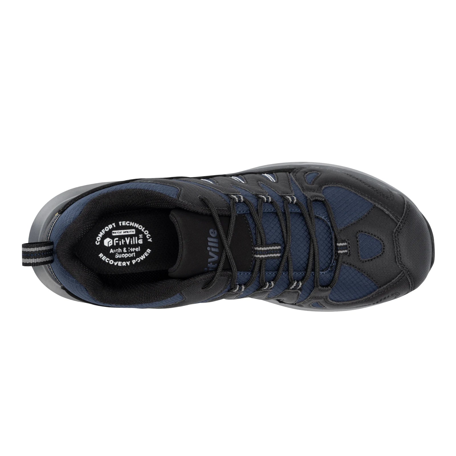 Herenschoenen Brede wandelschoenen, waterdichte buitenschoenen, werkschoenen, wandelschoenen met voetboogondersteuning voor verlichting van hielpijn