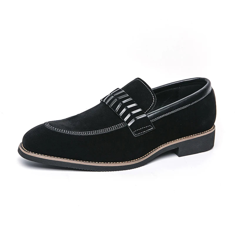 Formal Dress Oxford Shoes Men Green Suede Leather Male Business Formal Suit Shoes Over Size 38-48 Adult Leisure Walking Shoes