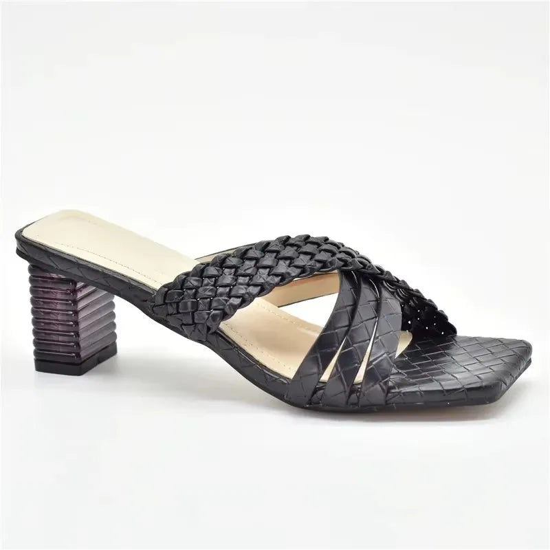 Ladies Shoes and Sandals Plus Size Women Shoes 43 High Heels Sexy Elegant Slip on Closed Toe Heels Women Party Pumps