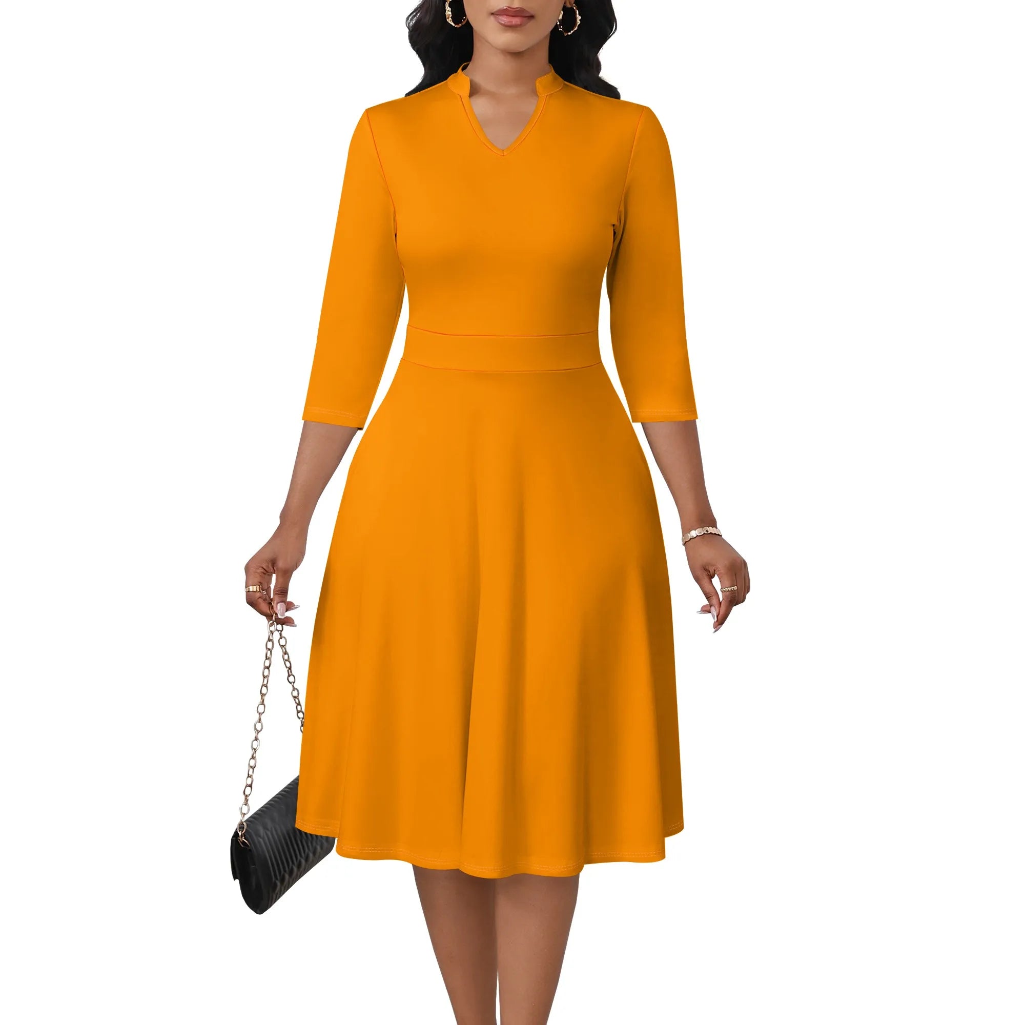 Women's Abstract Off Shoulder Maxi Dress 3/4 Sleeve Blue Gold Slit Party Evening