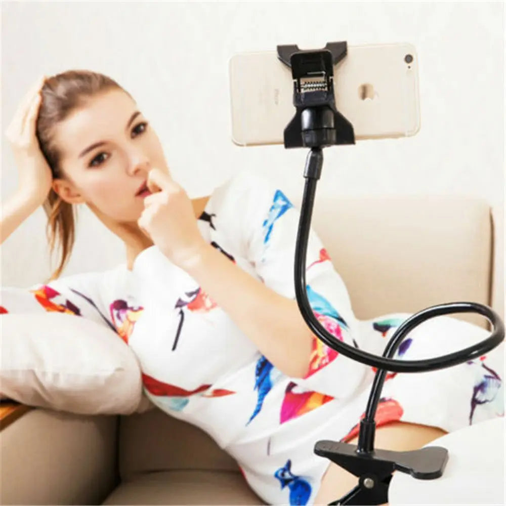 Universal Adjustable Flexible 360 Clip Portable Bracket Mount Stands Phone Holder Bed Desk Holder