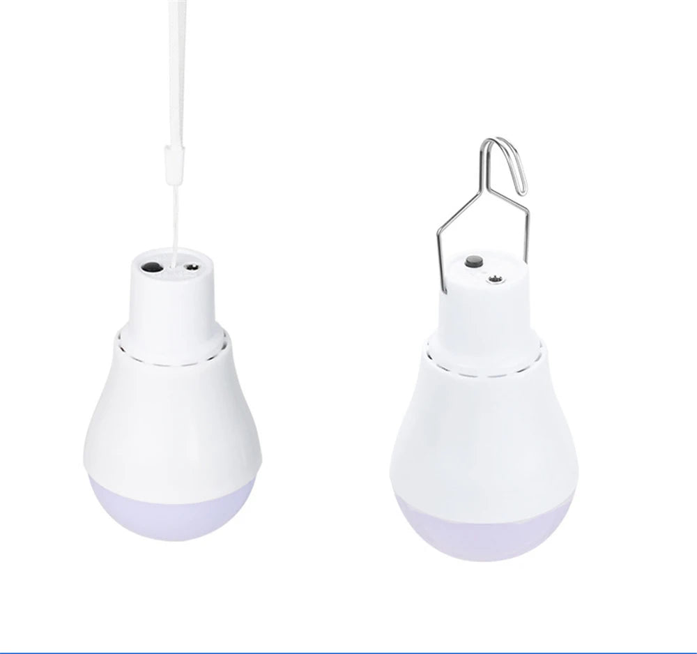 Draagbare, op zonne-energie werkende lamp met led-lampjes, oplaadbaar, kampeertent, nachtvissen, noodzonnepaneel, zonlicht