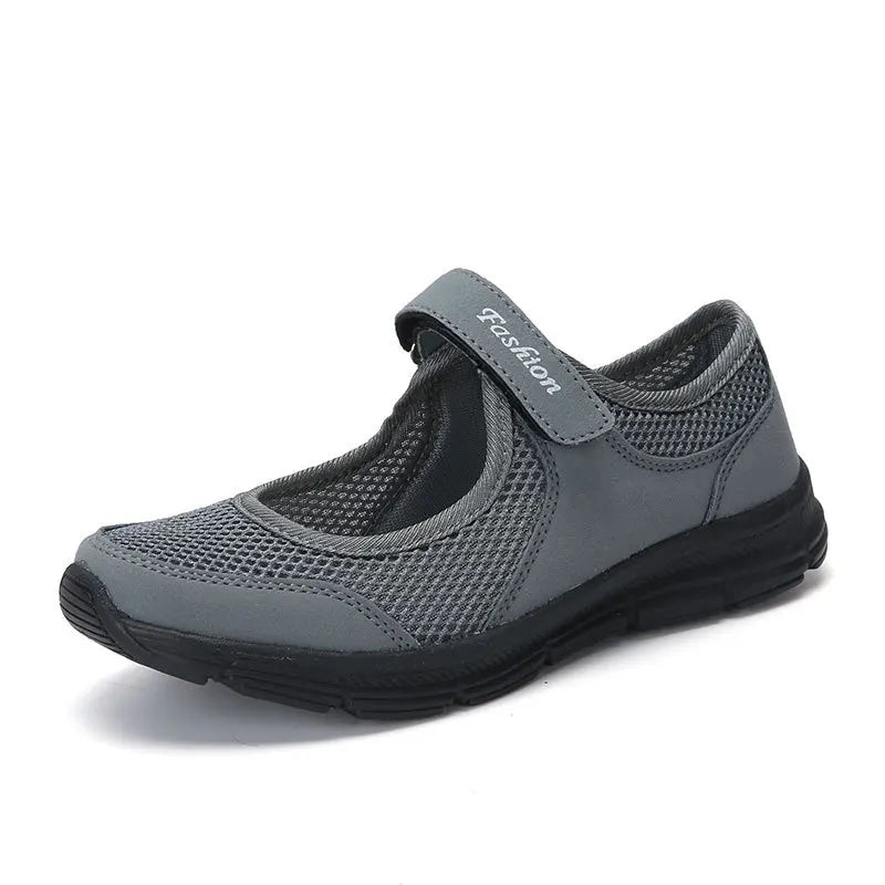 Sneakers For Women Breathable 2025 New Fashion Flat Soft Woman Vulcanize Shoes Mesh Fabric Women Shoes Female Footwear