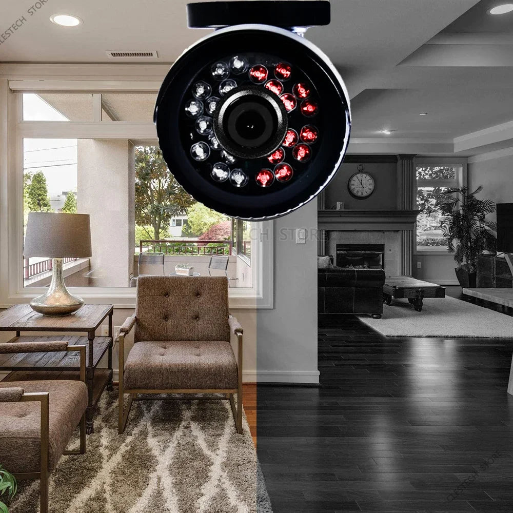 AHD CCTV Camera 3000TVL 1080P 2MP Full HD ALL Brand OK Outdoor Waterproof IP66 Night Vision Mini Surveillance With Bracket