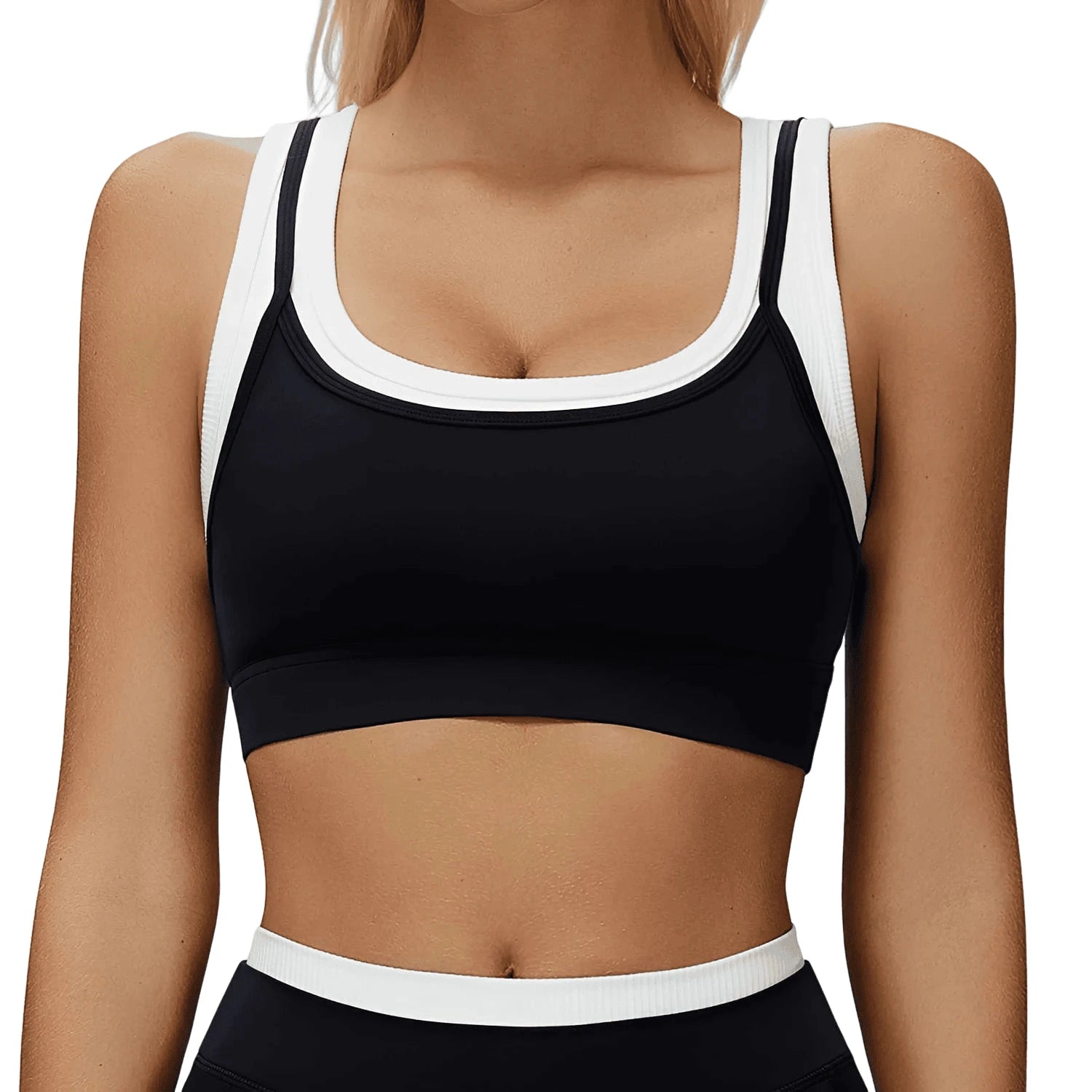 Women’s High Impact Sports Bra – Breathable Push Up Yoga Bra for Gym, Running & Fitness Workout Activewear