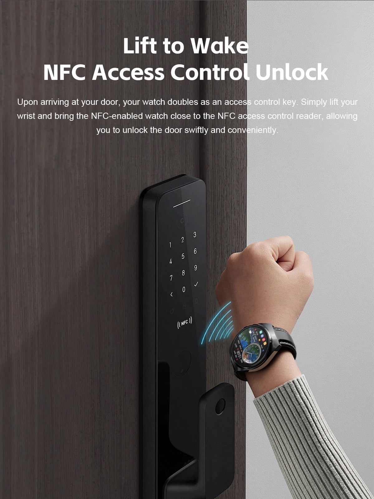 NFC Smart Watch Headset Two In One NFC Multiple Sports Track Health Monitor Sport Tracker Custom dial Watch - Compatible with HUAWEI, & Xiaomi IOS