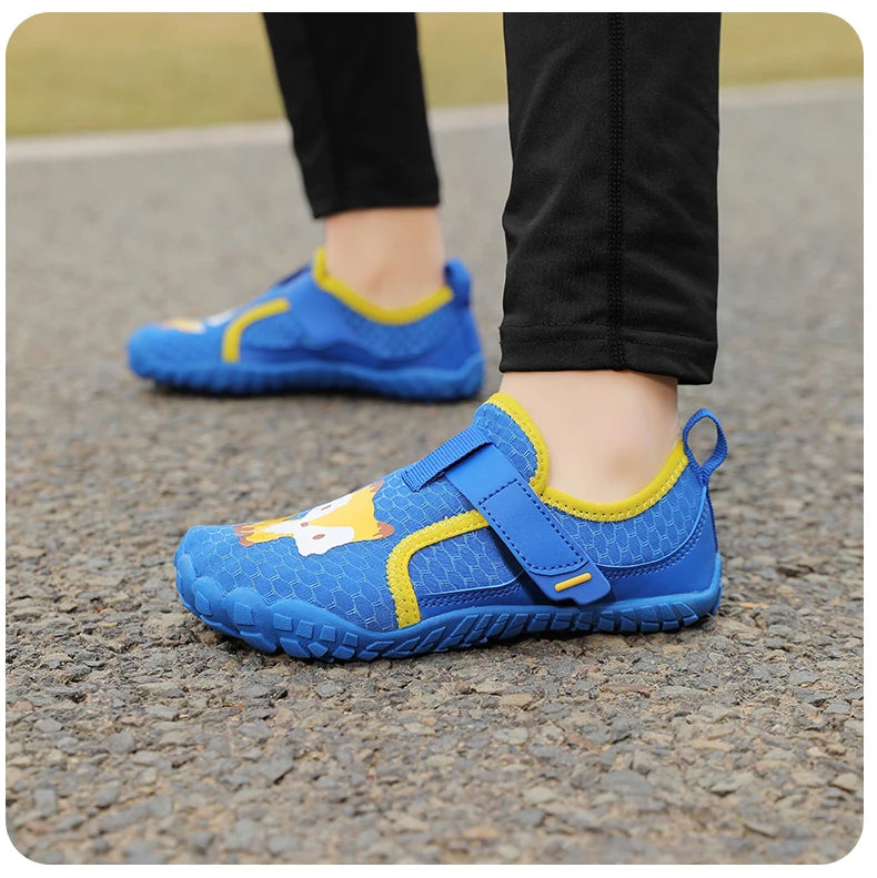 Kids Wide Toe Beach Shoes Lightweight Breathable Non Slip Rubber Sole with Durable Construction for Long Lasting Use