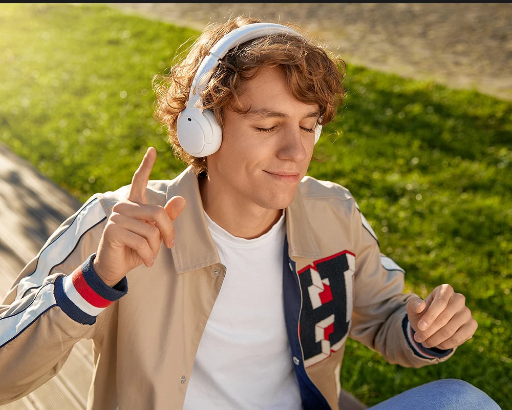 Edifier WH500 Wireless Bluetooth Headphones On-Ear Headset Lightweight Foldable Dual Connection 30H Battery Life
