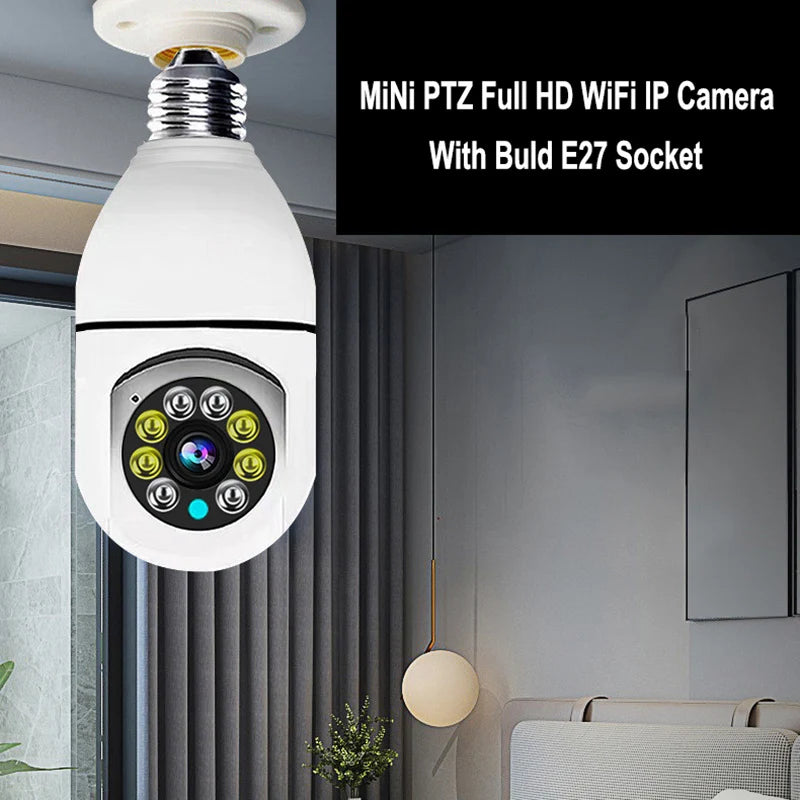 Wifi IP E27 Bulb Surveillance Camera Night Vision Wireless Home Camera CCTV Video Security Protection Baby Mini Cam
