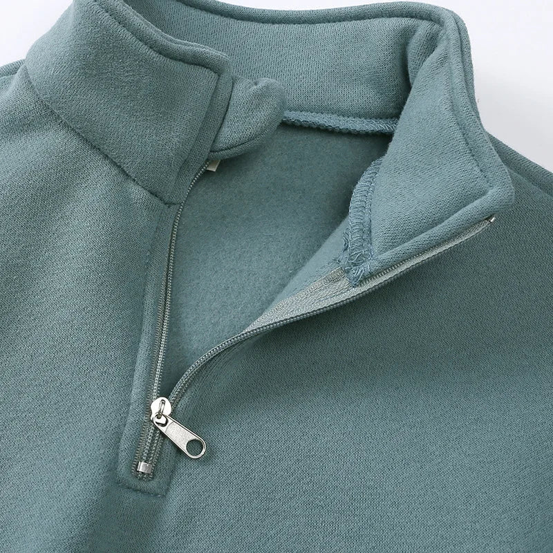 Baby Children's Fleece Lining Hoodies Set Spring Autumn Boys Sports Clothes 2PCS Girls Turtleneck Pullover Casual Suit 1-6Y Unisex