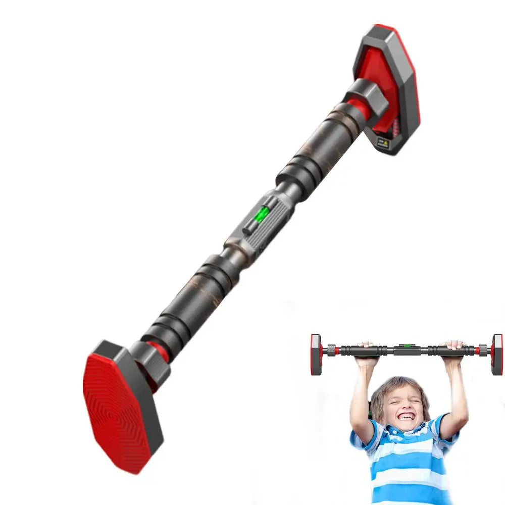 Training Horizontal Bar Non-Slip Telescopic Chin Up Bar Fitness Training Bar Anti-Reversing Sit Up Bar Exercise Equipment