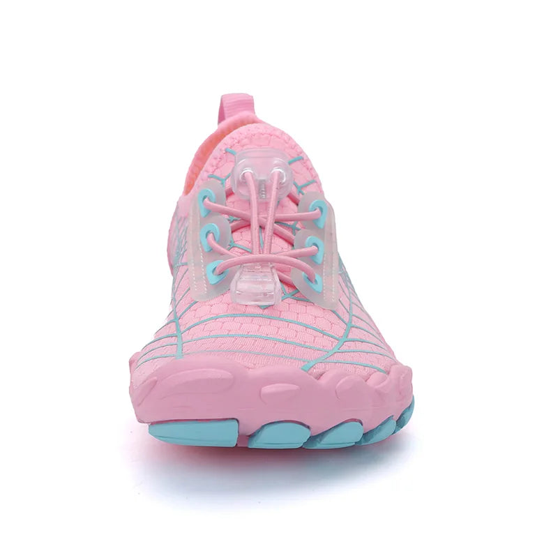 Kids Aqua Beach Water Shoes – Non-Slip Barefoot Swim Shoes for Children & Babies Summer Pool and Beach Footwear