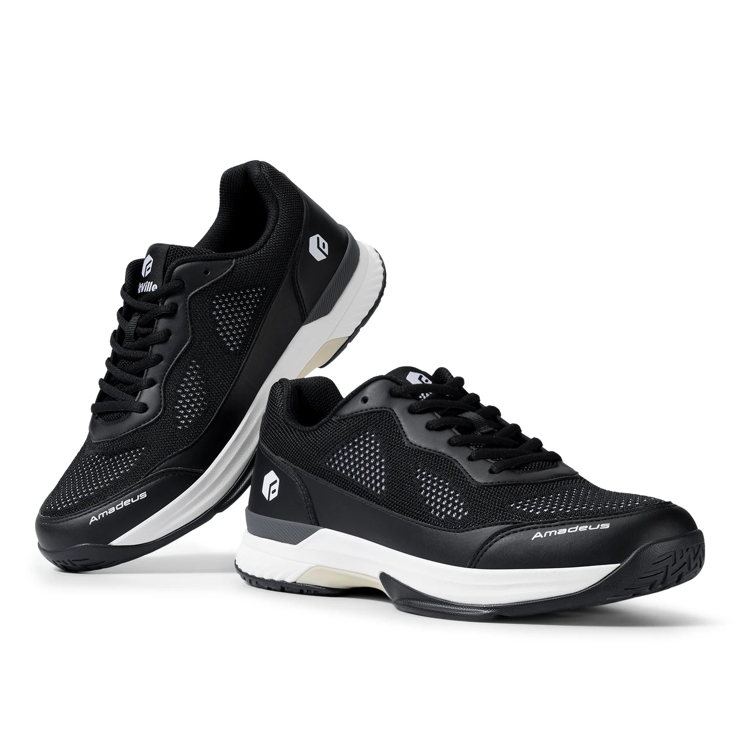 Women's Wide Fit Pickleball Shoes Tennis Court Shoes Athletic Shoe Court Squash Sneakers for Fat Feet Racquet Sports