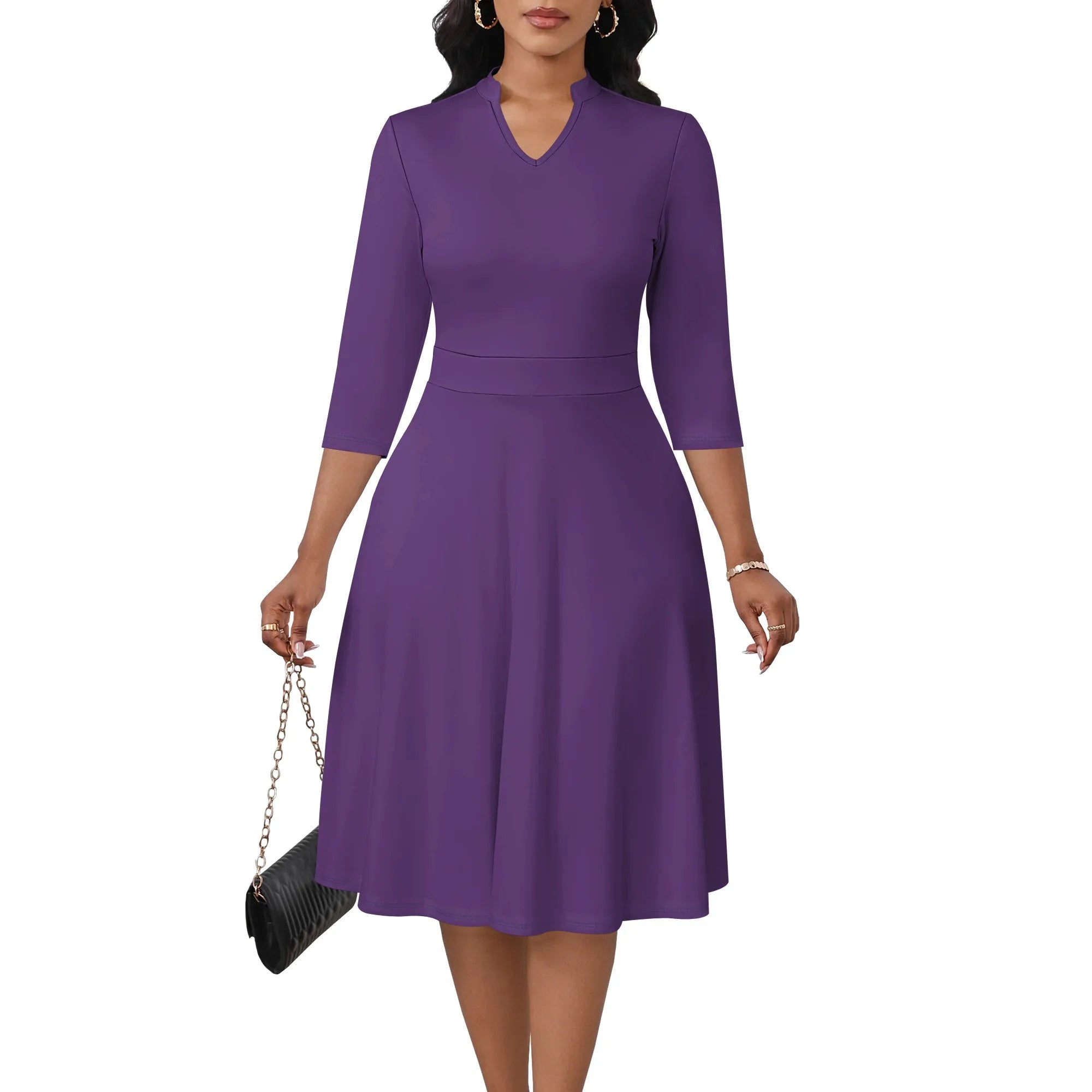 Women's Floral Off Shoulder Maxi Dress 3/4 Sleeve Pink Multicolor Slit Party Evening