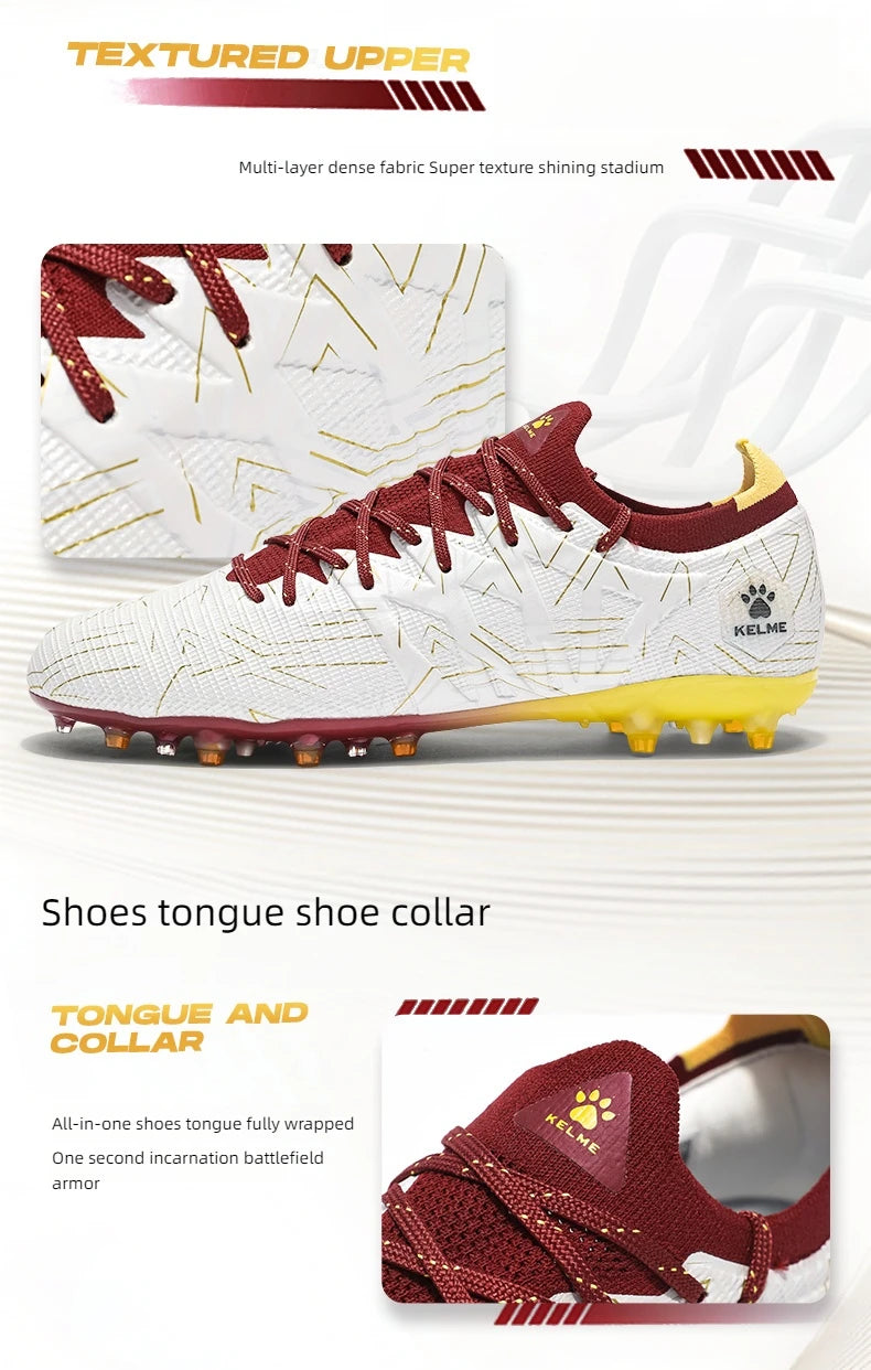 Adult football boots Men's Disease Electric 3.0 Short Spikes Soccer shoes Children's MG Professional Match Training Shoes