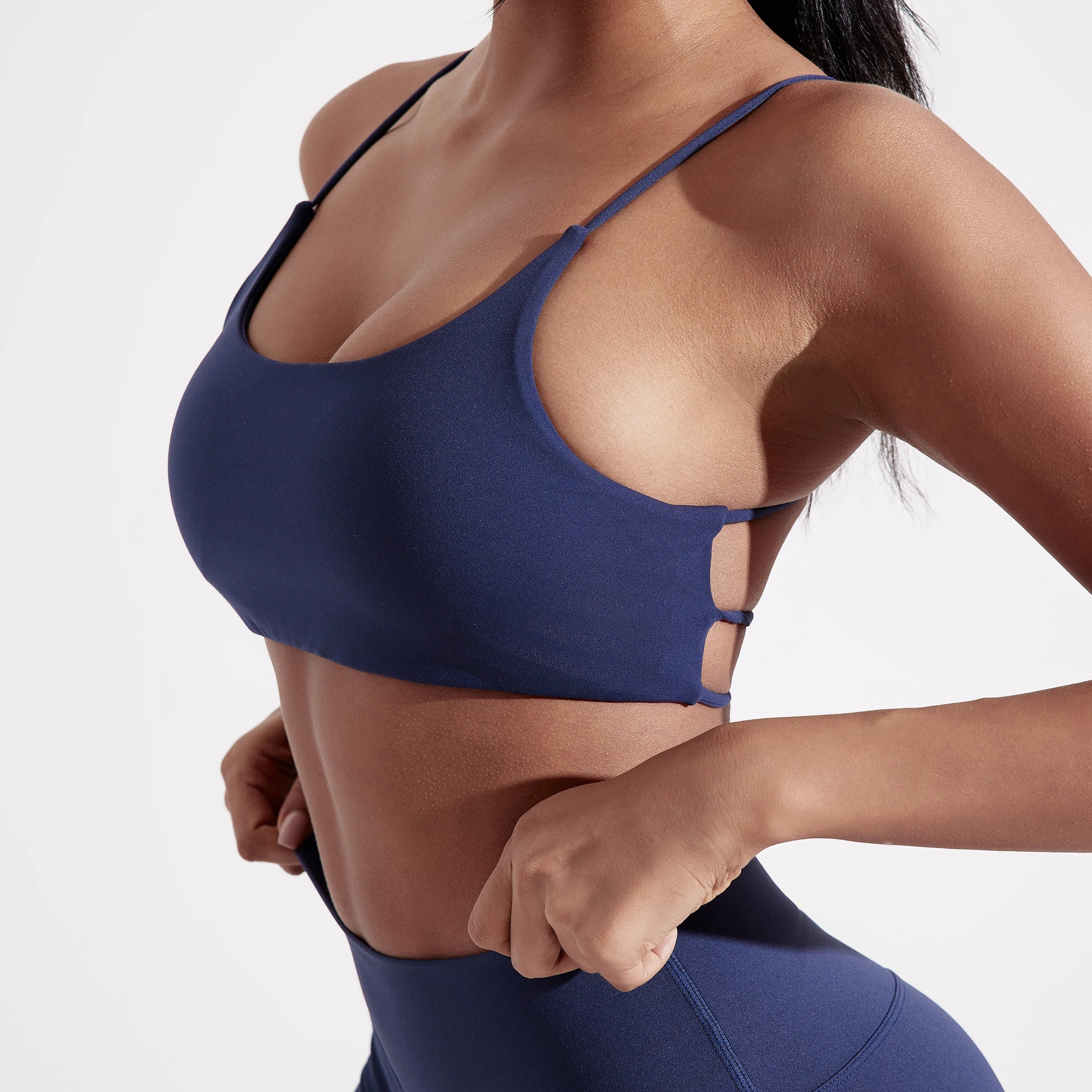 Women’s Cross Back Sports Bra – High Support Padded Fitness Yoga Bra for Gym Workout & Running Activewear