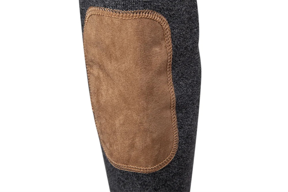 Men's Autumn Cotton Sweater O-Neck Patchwork Sleeve Pullovers Solid Colour Warm Winter Sweaters For Men