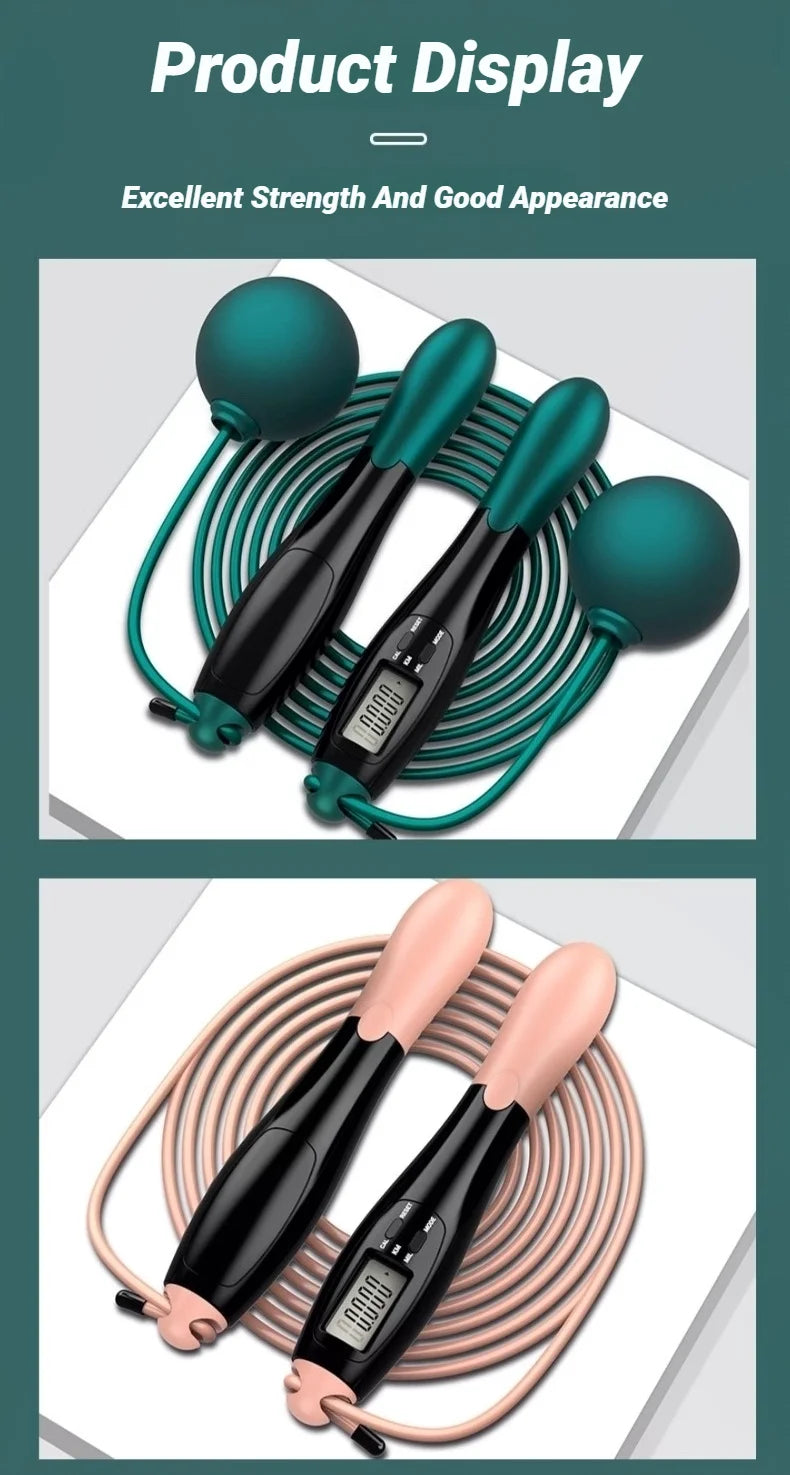 Adjustable Fitness Steel Jump Rope For Skipping And Gym Exercises - Home Sporting Equipment